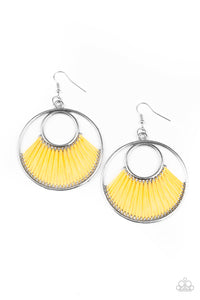 Really high strung - Yellow earring