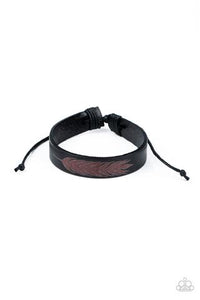 This quill all be yours - Black urban bracelet