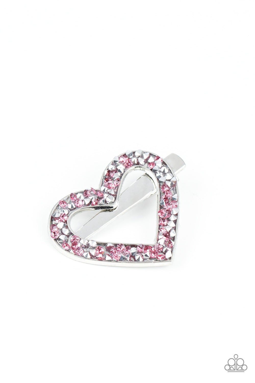 Love is a Battlefield - Pink Hair Clip