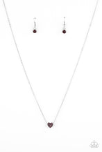 Load image into Gallery viewer, Hit em where it hearts - Purple Necklace

