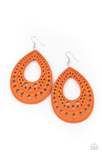 Load image into Gallery viewer, Belize Beauty - Orange Earring
