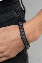 Load image into Gallery viewer, Homespun Stones  - Black Urban Bracelet
