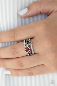 You Make My Heart BLING - Red Heart Ring