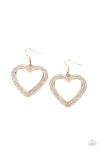 GLISTEN To Your Heart - Gold Heart Earring - NEW RELEASE
