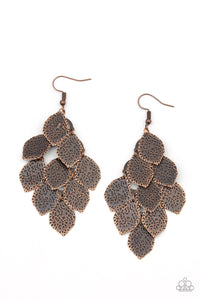 Loud and Leafy - Copper Leaf Earring