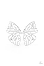 Load image into Gallery viewer, Butterfly Frills - Silver Butterfly Post Earrings - Life of the Party - NEW RELEASE
