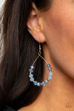 Load image into Gallery viewer, Wink Wink - Blue wire Earring iridescent
