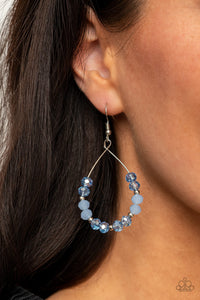Wink Wink - Blue wire Earring iridescent