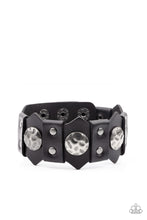 Load image into Gallery viewer, Electrified Edge - Black Snap Bracelet
