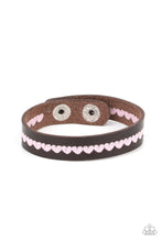 Load image into Gallery viewer, Made With Love - Pink Snap Bracelet
