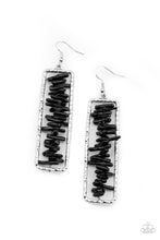 Load image into Gallery viewer, Dont QUARRY, Be Happy - Black Earring - NEW RELEASE
