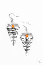 Load image into Gallery viewer, Jurassic Journey - Orange Earring - NEW RELEASE
