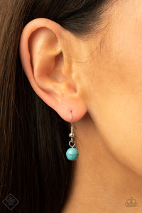 Geographically Gorgeous - Blue Turquoise Necklace