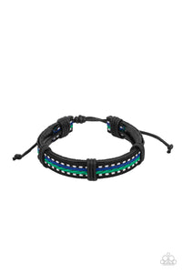Forging a Trail - Blue Urban Bracelet