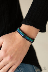 Forging a Trail - Blue Urban Bracelet