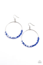Load image into Gallery viewer, Glimmering Go-Getter - Blue Iridescent Wire Earring - NEW RELEASE
