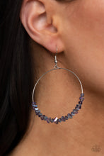 Load image into Gallery viewer, Glimmering Go-Getter - Purple wire Earring iridescent

