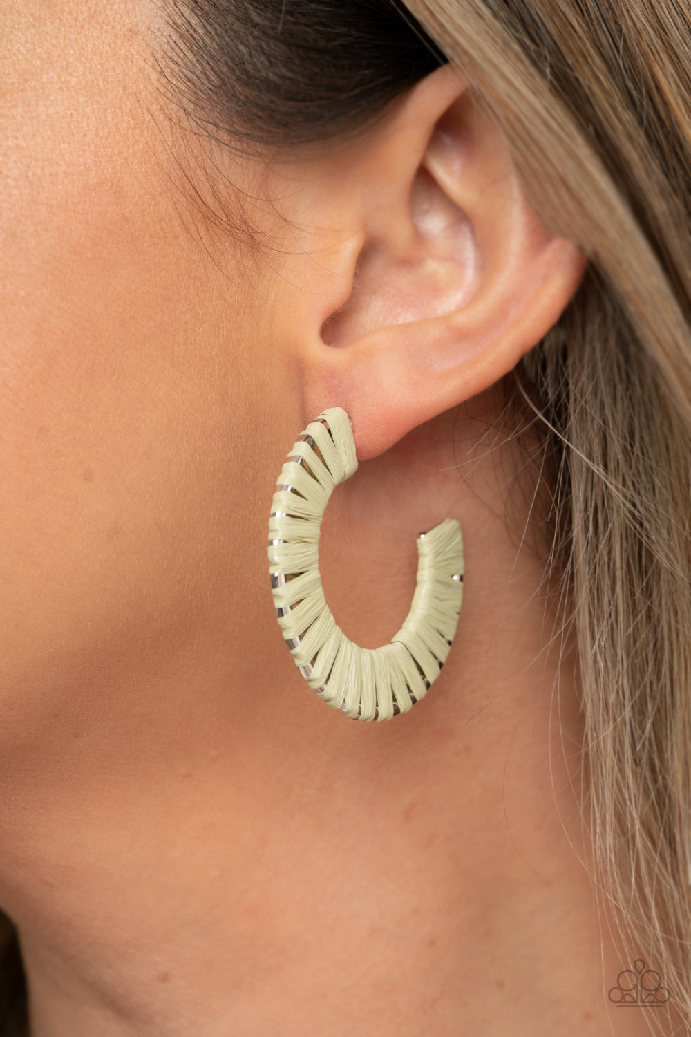 A Chance of RAINBOWS - Green Hoop Earring - NEW RELEASE