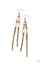 Load image into Gallery viewer, Defined Dazzle - Brass Earring - NEW RELEASE
