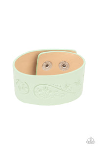 Butterfly Canopy - Green Butterfly Snap Bracelet