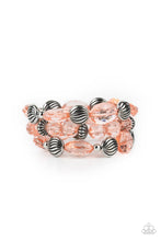 Load image into Gallery viewer, Crystal Charisma - Orange Stretchy Bracelet
