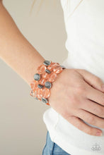 Load image into Gallery viewer, Crystal Charisma - Orange Stretchy Bracelet
