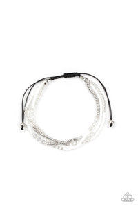 BEAD Me Up, Scotty! - White Urban Bracelet - NEW RELEASE