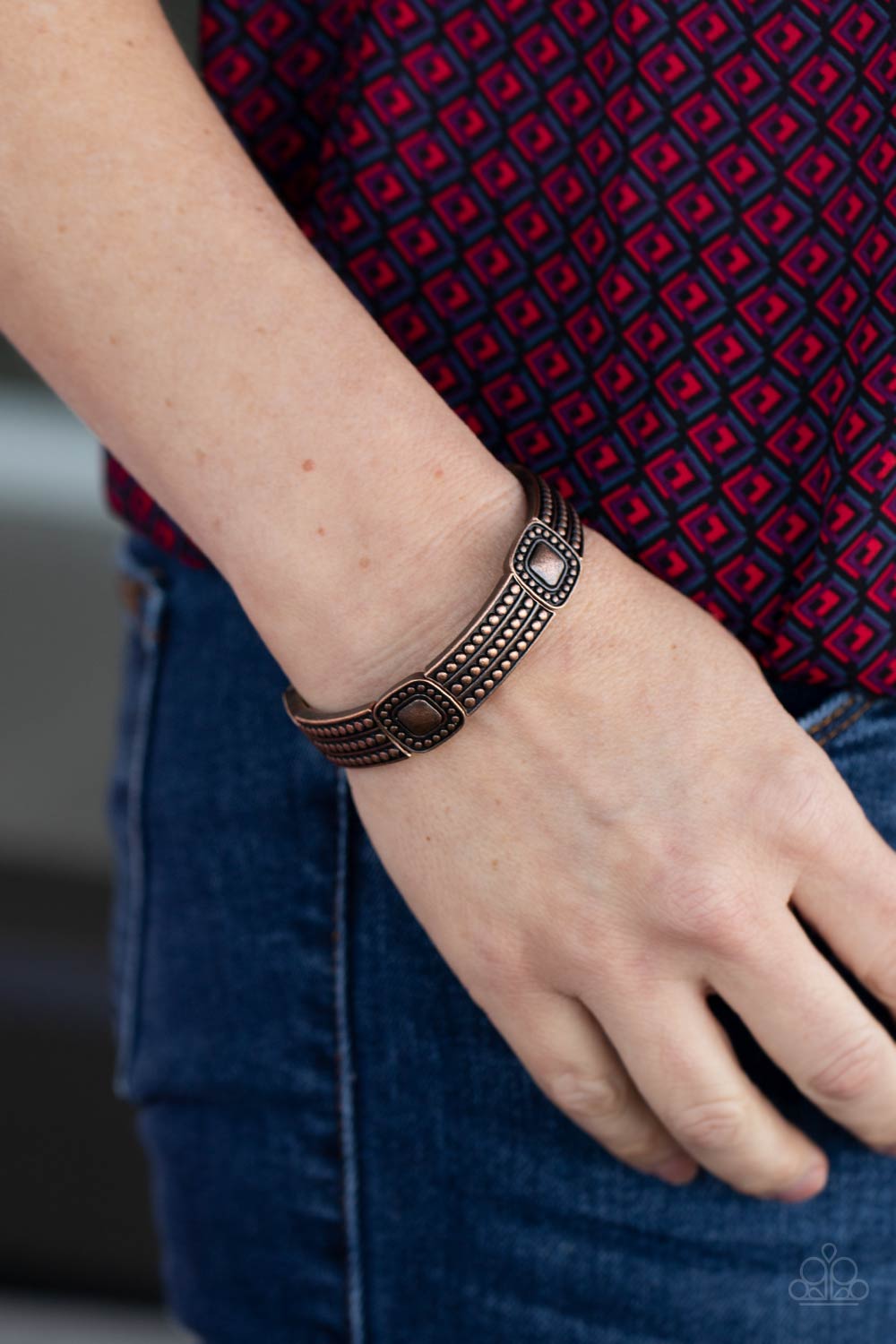 Rustic Redux - Copper Stretchy Bracelet