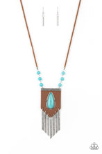 Load image into Gallery viewer, Enchantingly Tribal - Blue Necklace - NEW RELEASE
