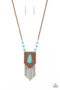 Enchantingly Tribal - Blue Necklace - NEW RELEASE