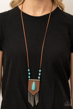 Load image into Gallery viewer, Enchantingly Tribal - Blue Necklace - NEW RELEASE

