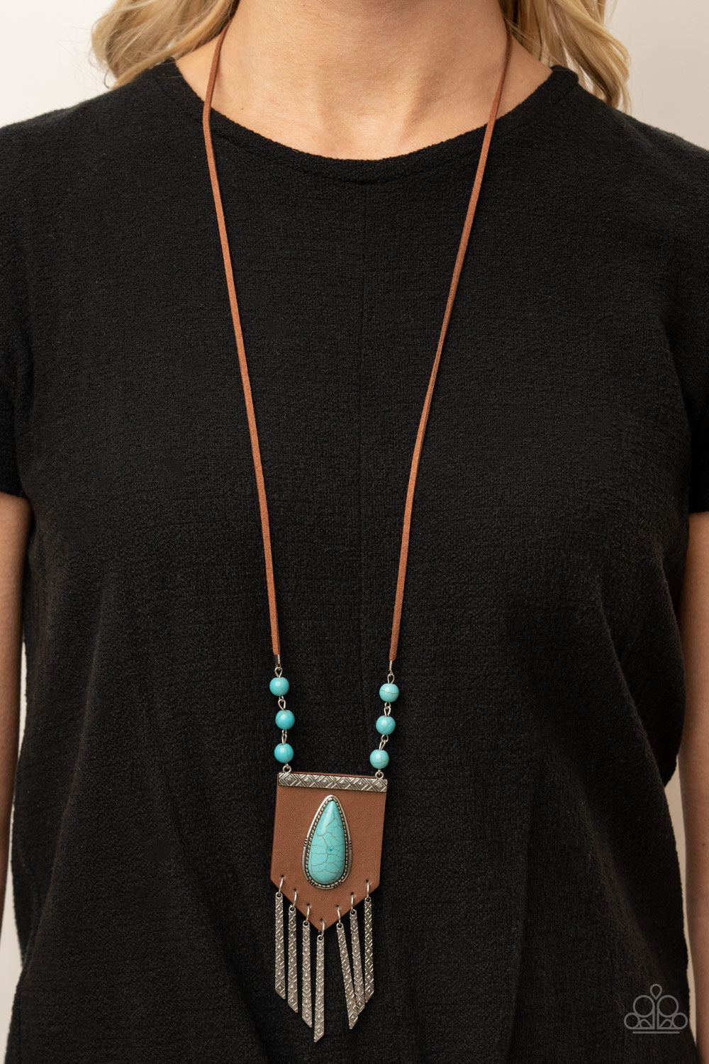Enchantingly Tribal - Blue Necklace - NEW RELEASE
