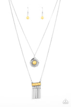 Load image into Gallery viewer, Sunburst Rustica - Yellow Necklace - NEW RELEASE
