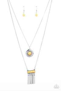 Sunburst Rustica - Yellow Necklace - NEW RELEASE