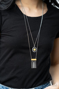 Sunburst Rustica - Yellow Necklace - NEW RELEASE