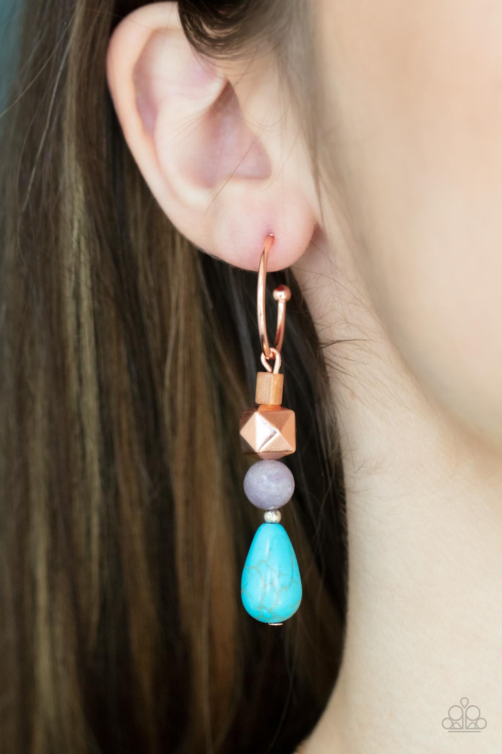 Boulevard Stroll - Copper Multi Hoop Earring - NEW RELEASE