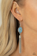 Load image into Gallery viewer, Oceanic Opalescence - Blue Shell Earring - NEW RELEASE
