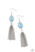 Load image into Gallery viewer, Oceanic Opalescence - Blue Shell Earring - NEW RELEASE
