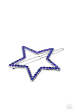 Load image into Gallery viewer, Stellar Standout - Blue Star Hair Clip
