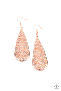 Posy Pasture - Rose Gold Filigree Earrings - NEW RELEASE