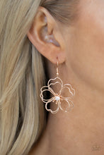 Load image into Gallery viewer, Petal Power - Rose Gold Flower Earring - NEW RELEASE
