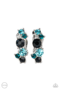 Cosmic Celebration - Blue Clip-On Earring - NEW RELEASE