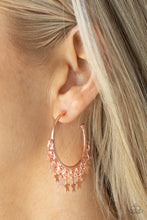 Load image into Gallery viewer, Happy Independence Day - Copper Star Hoop Earring - NEW RELEASE
