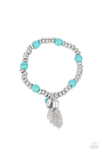 Whimsically Wanderlust - Blue Tassel Bracelet - NEW RELEASE