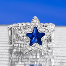 Load image into Gallery viewer, One Nation Under Sparkle - Blue Star Ring - NEW RELEASE
