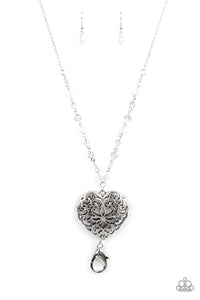 Doting Devotion - White Heart Lanyard Necklace - Convention 2021 - NEW RELEASE