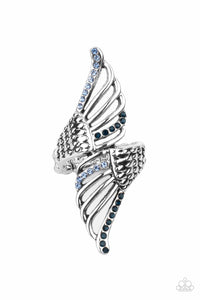 Angels Among Us - Blue Angel Wing Ring - NEW RELEASE