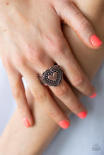 Load image into Gallery viewer, Southern Soulmate - Copper Heart Ring - NEW RELEASE
