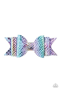 Bow your mind - Blue hair clip