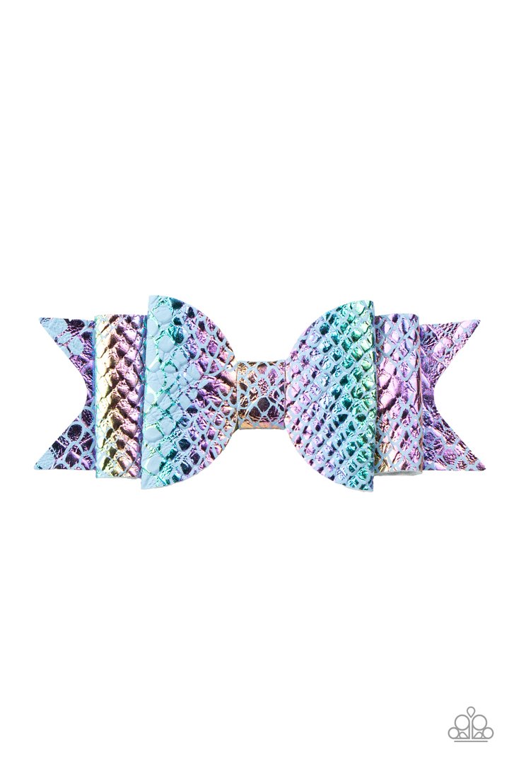 Bow your mind - Blue hair clip
